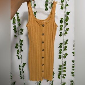 Burnt Orange Tight Dress